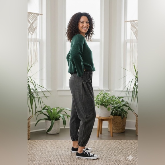 Women's Blue Denim Jogger Jeans - Picture 4 of 4